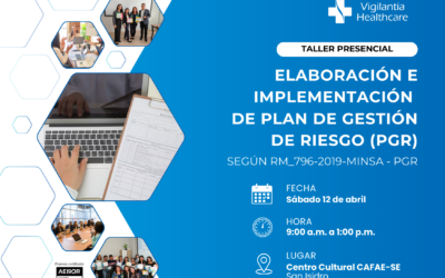 Taller Presencial «Elaboración e Implementación de Plan de Gestión de Riesgo (PGR)»
